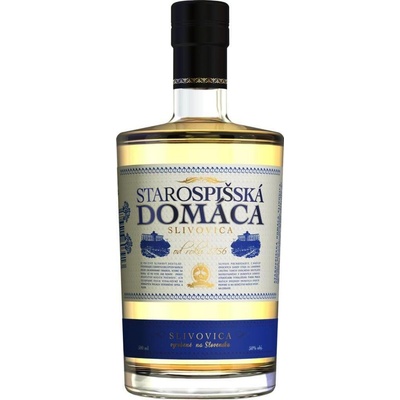 Starospišská Domáca Slivovica 50% 0,5 l (čistá fľaša)