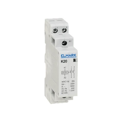 ELMARK МОДУЛЕН КОНТАКТОР k20 40a 230v 2НЗ (23017)