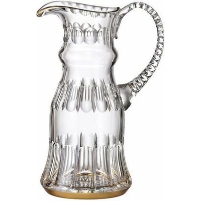 Džbán Bohemia Crystal Ručne brúsený džbán Daisy Line Gold 1200ml