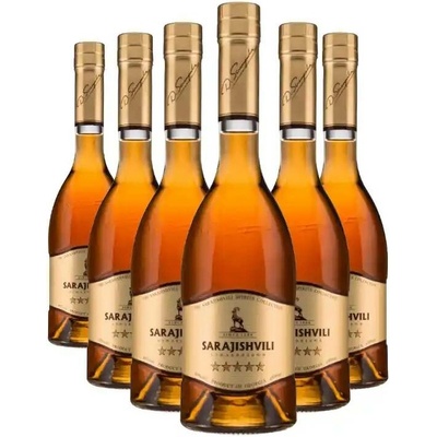 Sarajishvili 5 letá brandy (gruziňák) 40% 6 x 0,75 l (holá lahev)