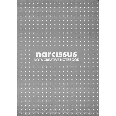Narcissus Narcis sešit DOTS A4 60l šedý balení 6 ks