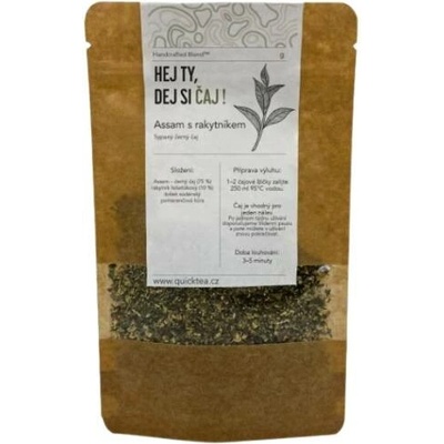 QuickTea Assam s rakytníkem černý čaj 100 g