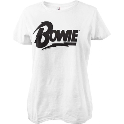 David Bowie Logo White S Дамски Риза (PS-5-DBO009-H52-5-WH-S)