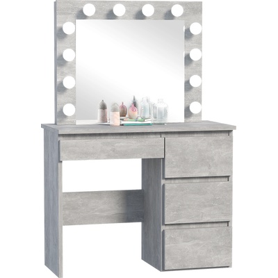 Bestent Тоалетка с LED огледало Cleopatra Stone (Beta 12 LED Stone)