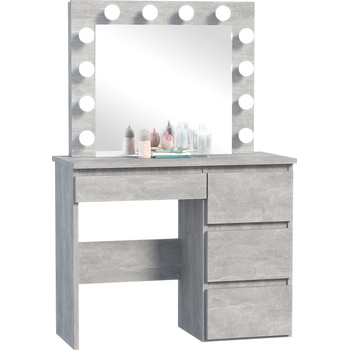 Bestent Тоалетка с LED огледало Cleopatra Stone (Beta 12 LED Stone)