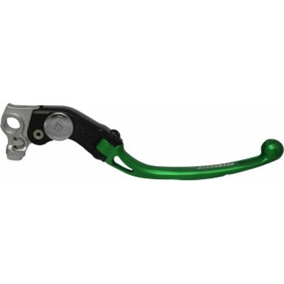ACCOSSATO Adjustable folding lever ACCOSSATO LV011 in aluminium for original brake master cylinders zelená