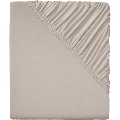 Livarno Home Žerzejové napínací prostěradlo béžové 180-200x200 – Sleviste.cz