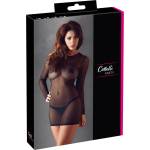 Cottelli Collection - прозрачна рокля - черна - M