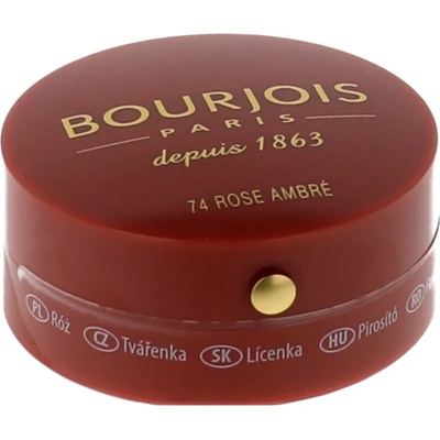 Bourjois Paris Little Round Pot Blush Руж за жени 2, 5 g сянка 74 Rose Ambre
