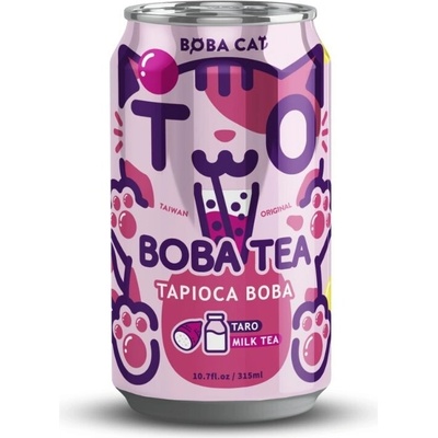 Boba Cat Taro Boba Tea Tapioca Bubble Tea Milk 315 ml
