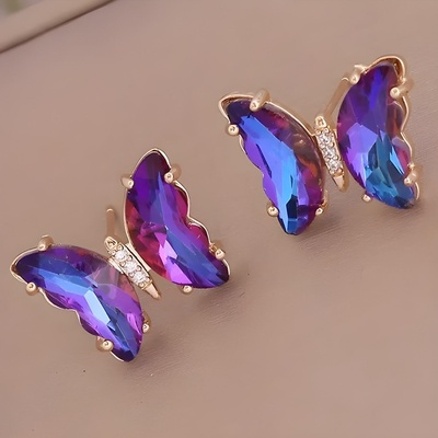 HARAHU Обеците lo-29243 - Лилава kp29243 (lo-29243)