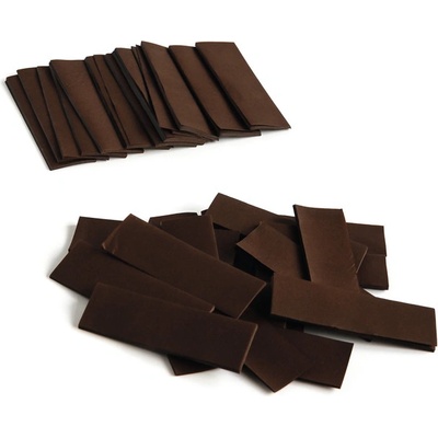 Tcm Fx pomalu padající obdélníkové konfety 55x18mm hnědé 1kg