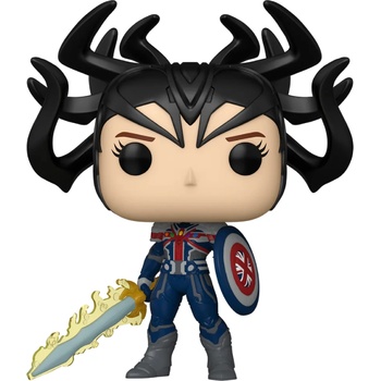Funko Pop Marvel What If. . . ? -infinity Captain Carter #1464 Bobble-head 9cm