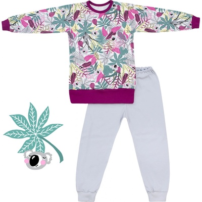 ESITO Dívčí pyžamo Džungle fialová