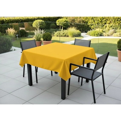 Mybesthome Venkovní čtvercový ubrus Terra color 40 mustard/hořčicová 150x150cm
