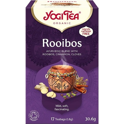 Yogi Tea Rooibos čaj so škoricou a klinčekmi 17 vrecúšok