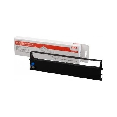 OKI 43571802, черно, оригинална боядисваща лента (43571802)