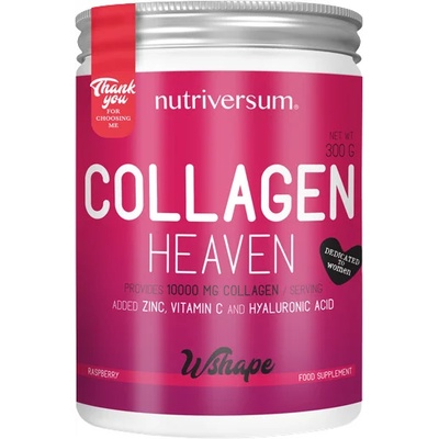 Nutriversum WShape Collagen Heaven, малина, 300 g, Nutriversum