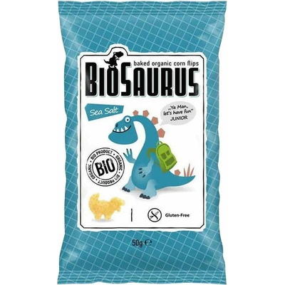 Mc LLOYD 's BioSaurus Bezlepkové chrumky s morskou soľou BIO 50 g