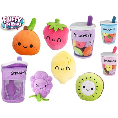 Mikro trading Fluffy Menu Smoothie nápoj s ovocem 5 ks 33 cm