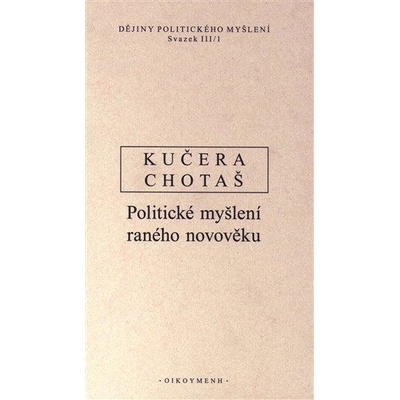 Dějiny politického myšlení III/1