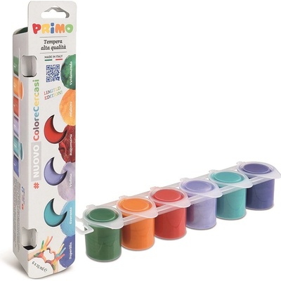 Primo Temperové barvy Perleť, 6 x 25 ml, kelímky