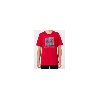 Calvin Klein pánské tričko NM1708E 1XY červené