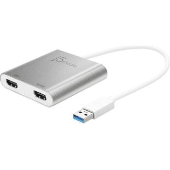 j5create JUA365 USB 3.0 to Dual HDMI Multi-Monitor - Адаптер (JUA365)