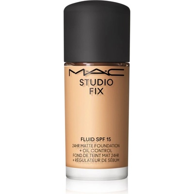 MAC Cosmetics Mini Studio Fix Fluid SPF 15 24HR Matte Foundation + Oil Control матиращ фон дьо тен SPF 15 цвят NC25 15ml