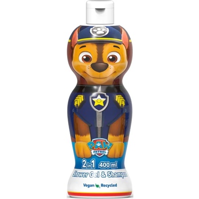 Nickelodeon Paw Patrol Shower Gel & Shampoo душ гел и шампоан 2 в 1 за деца Chase 400ml