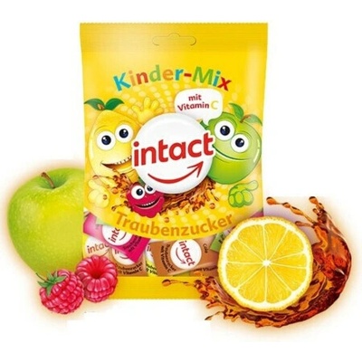 INTACT Hroznový cukor Kinder Mix pastilky s vitamínom C 75 g