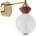 Candellux Led стенна лампа flores led/7w/230v златна/кафява (ca1182)