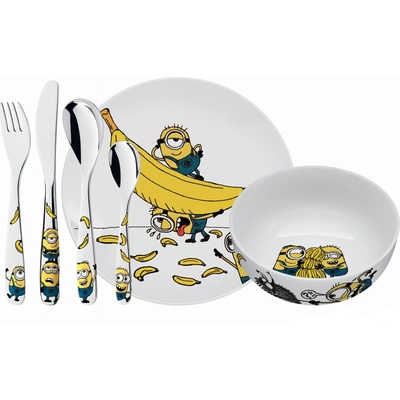 WMF Детски прибори за хранене и съдове wmf Миньоните 6 части (1286079964)