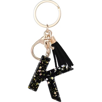 HARAHU Ключодържател Азбука - К / Черна kp37781 (37781)