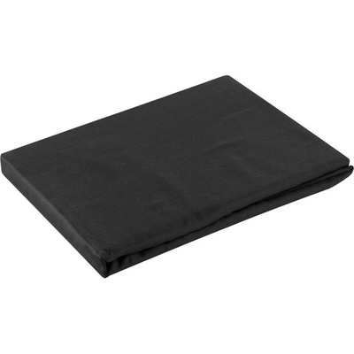 Eurofirany makosatén prestieradlo Nova čierne 160X210