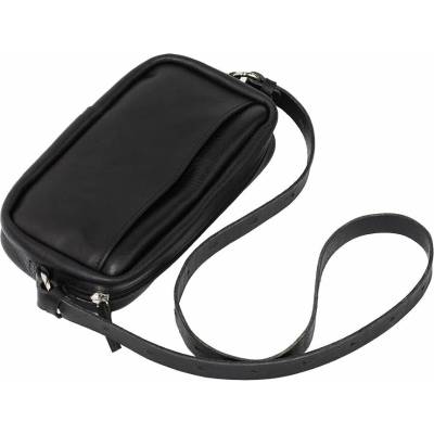 Luxusní kožená brašna Mini Messenger Minimalist 1.0 Black Edition Black