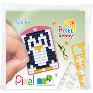 Pixelhobby Мозайка с пиксели Pixelhobby, Ключодържател - Пингвин (23104)