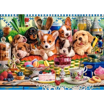 Castorland - Puzzle Puppies Dessert - 300 piese