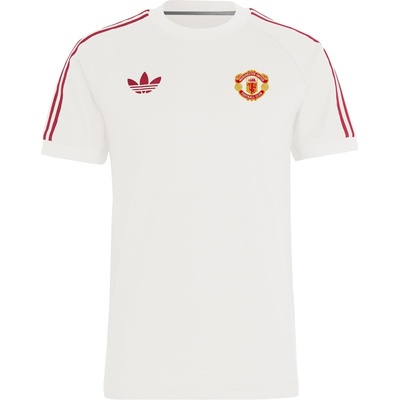 Adidas Тениска Adidas Originals Manchester United Adicolor Classics 3-Stripes T-Shirt Adults - Off White