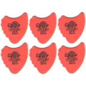 Dunlop 414R 0.60 Tortex Fins 6 Перце за китара (<![CDATA[414R60-6PACK-SET]]>)