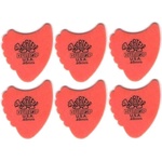 Dunlop 414R 0.60 Tortex Fins 6 Перце за китара (414R60-6PACK-SET)