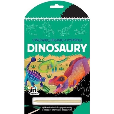 Vyškrabávacie vymaľovanky Dinosaury