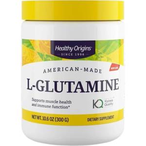 Healthy Origins L-Glutamine Powder [300 грама] Неовкусен
