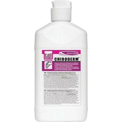 CHIRODERM hygienická a chirurgická dezinfekcia pokožky 500 ml