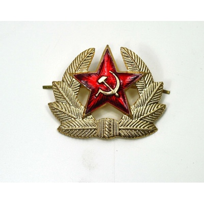 Rusko odznak na čepici CCCP se státním znakem