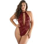 Allure Lace and Mesh halter Teddy XL/XXL