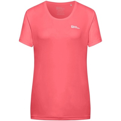 Jack Wolfskin Тениска Jack Wolfskin Women's JW Tech Regular Fit T-Shirt - Coral