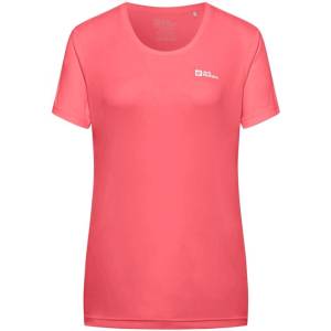 Jack Wolfskin Тениска Jack Wolfskin Women's JW Tech Regular Fit T-Shirt - Coral