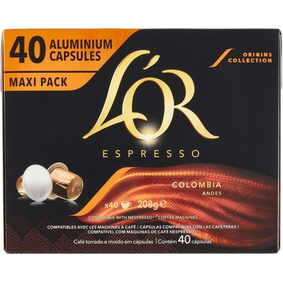 L'Or Espresso Colombia 40 ks kompatibilní s kávovary Nespresso