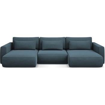 makamii Син разтегателен ъглов диван с място за съхранение (U форма) Kapua - Makamii (KAPUA_UF_24_P1_C5)